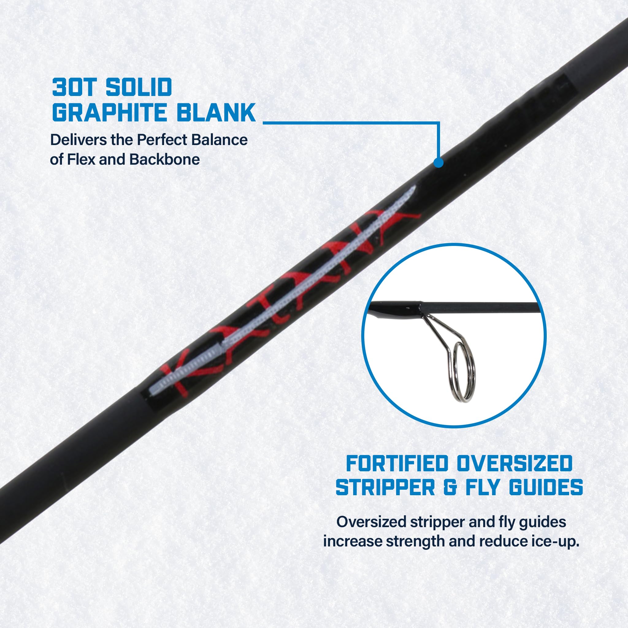 Best Ice Fishing Rod For Lake Trout – CLAM Katana Ice Fishing Rod – 34