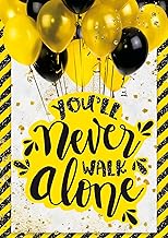 bentino Birthday card with music, You'll never walk alone (cover version) DIN A5 set with envelope, a must for any BVB Dortmund fan