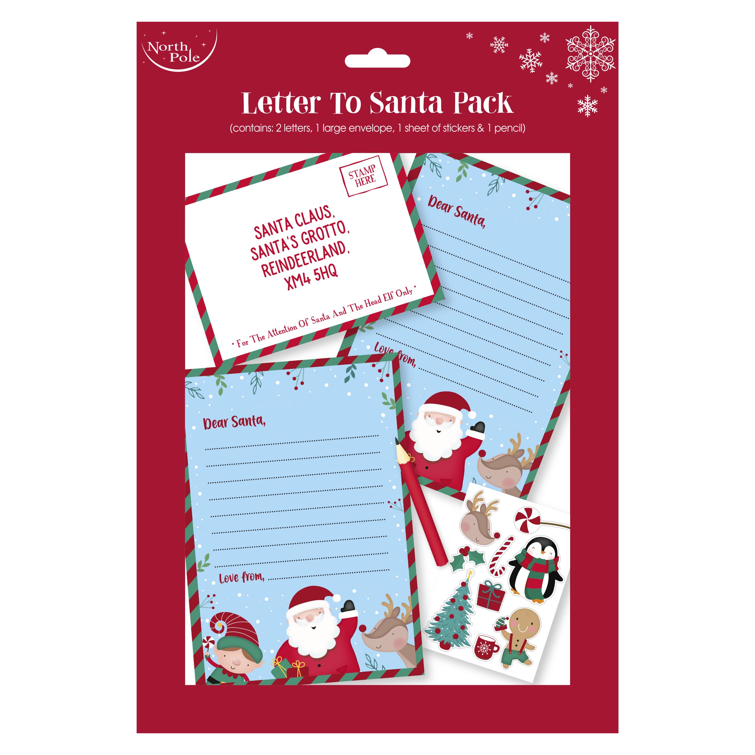 Eurowrap Christmas Letter To Santa Pack from B&Q