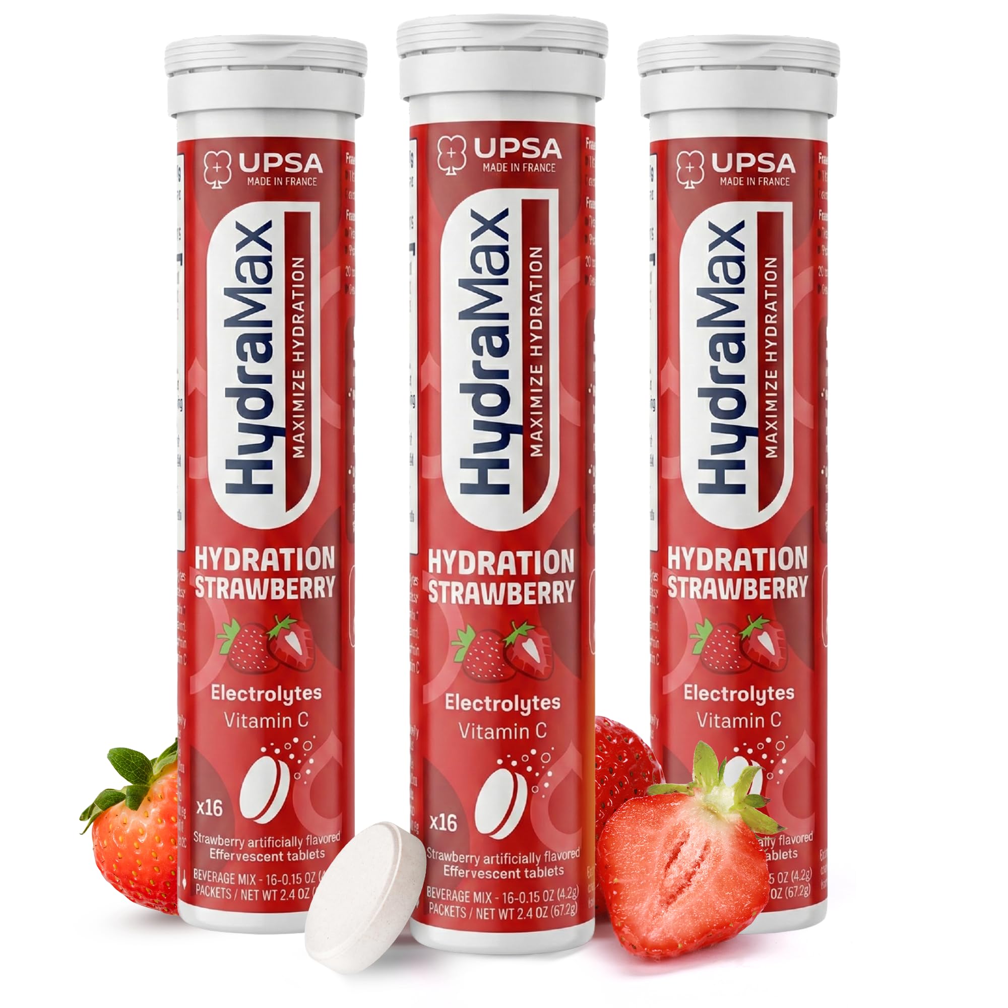Upsa Hydramax Hydration + Detox Electrolytes Tablet – Effervescent Hydrating with 4 Essential Electrolytes, Vitamin C, Artichoke & Ginger Extracts,48 Count (Detox x3) — Amazon image 11