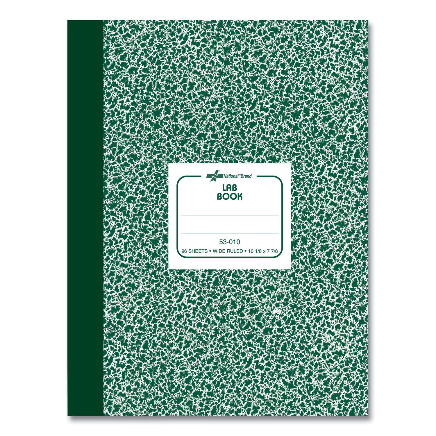 Janitorial Supplies RED53010 - Green Marble - National Brand Lab Notebooks - Each