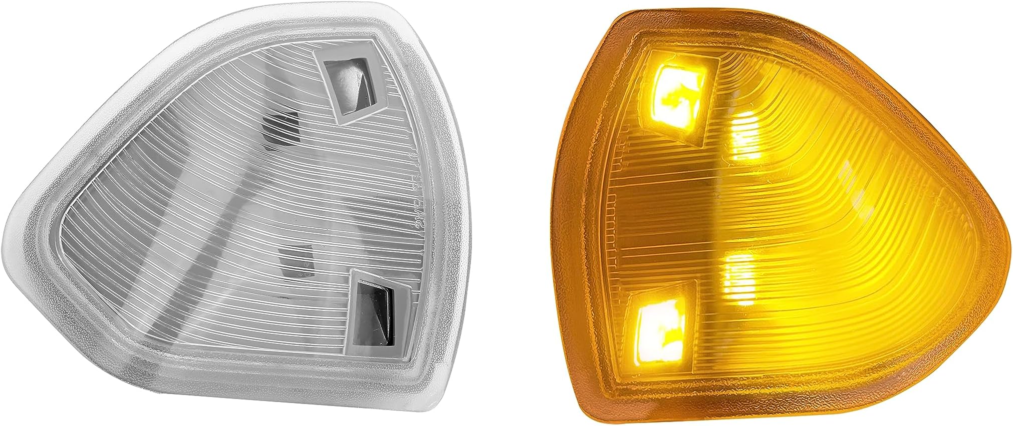 Replacement Side Mirror Turn Signal Light Lamp Set - Replaces 68302828AA, 926-122, 68261240AA - Compatible with Dodge Trucks - Ram 1500, Ram 2500, Ram 3500, 4500, 5500 - Left and Right Blinkers