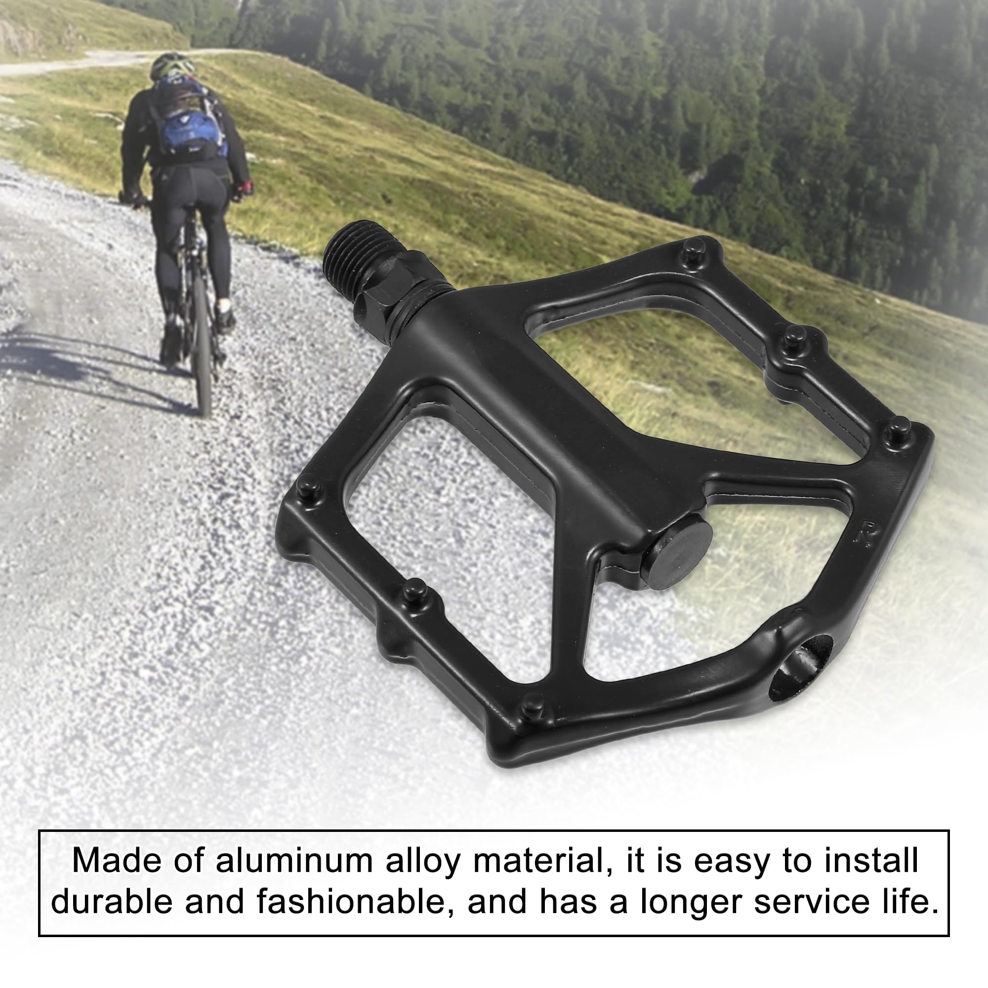 Amazon | X AUTOHAUX 自転車ペダル フラットペダル 自転車パーツ