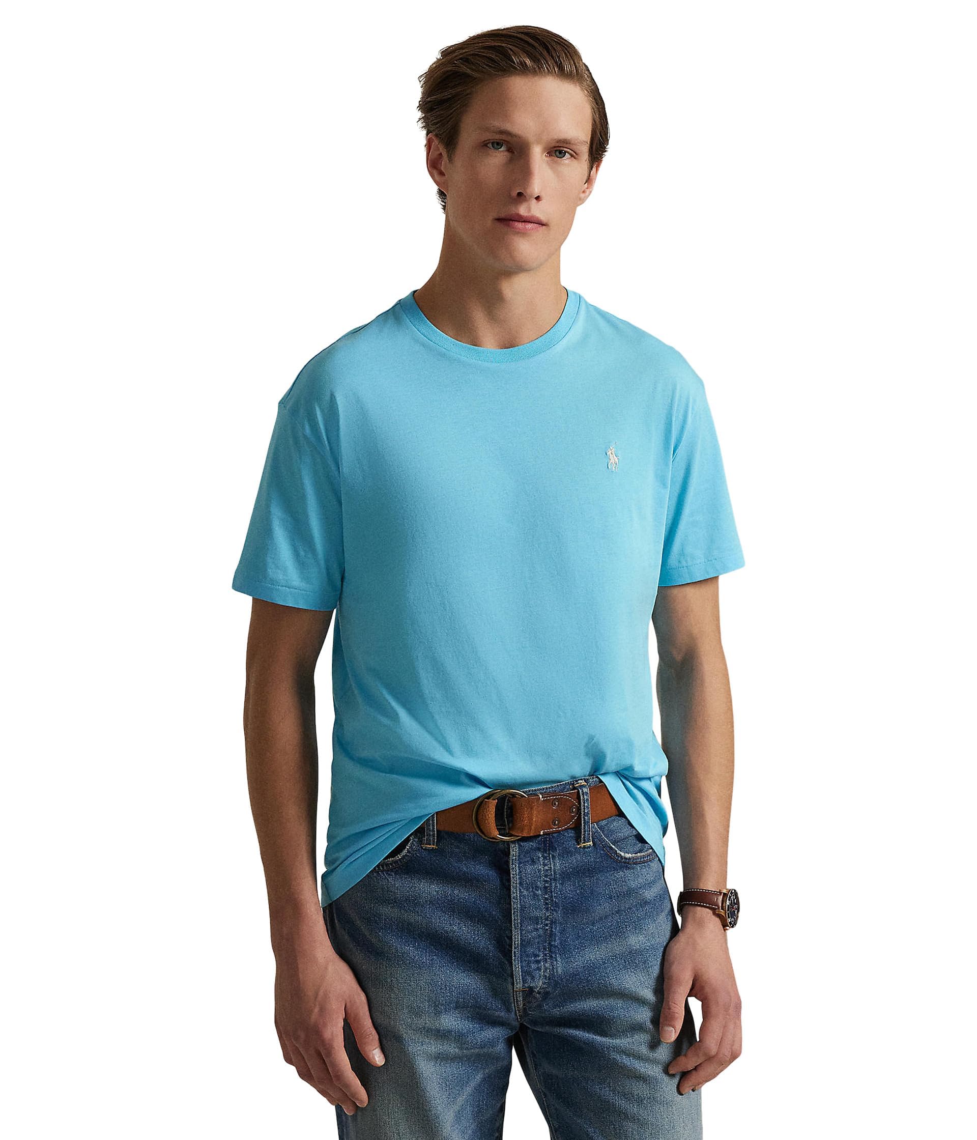POLO RALPH LAUREN Men's Short Sleeve Solid Crewneck Tee-Classic