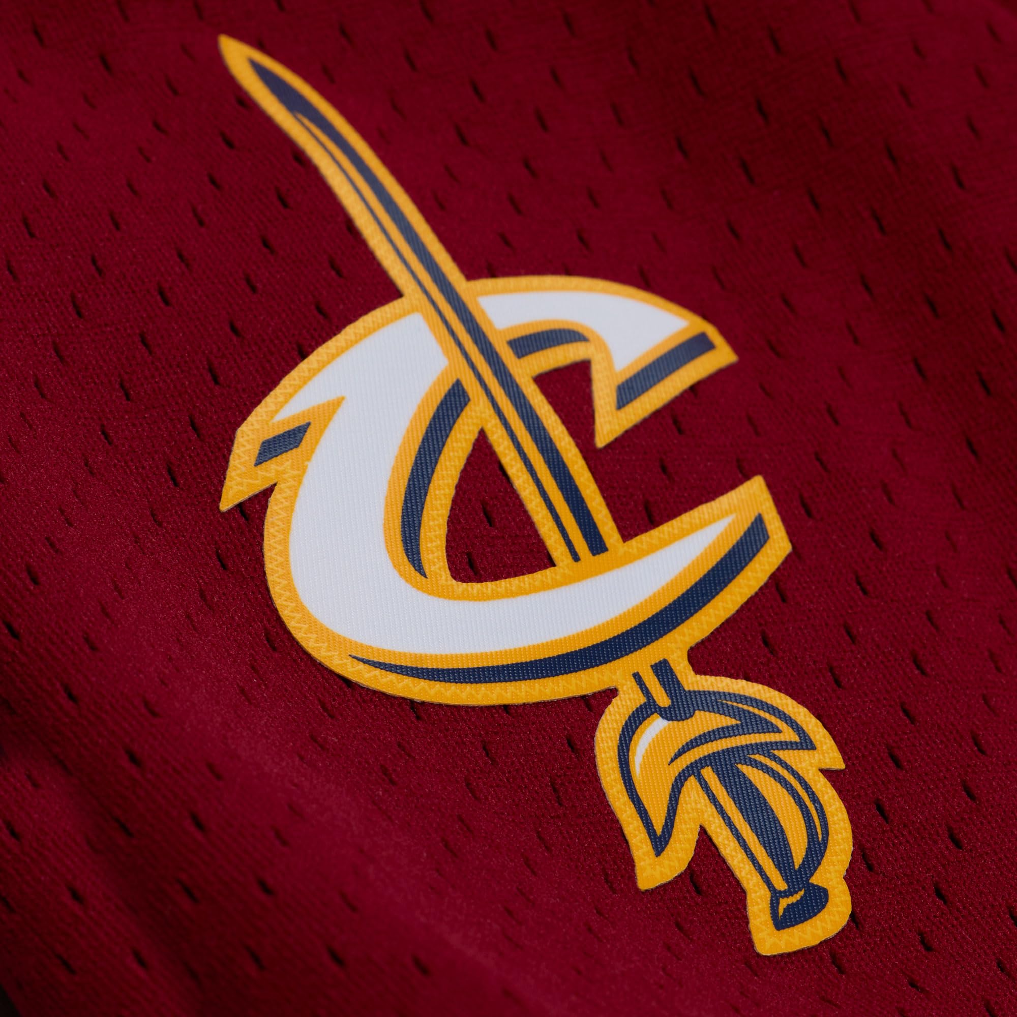 Mitchell & Ness NBA Short Swingman Cleveland Cavaliers (2015), Lebron James, couleur : rouge