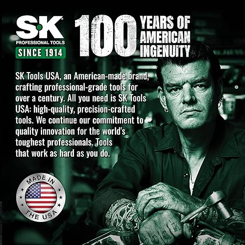 Miniatura 2 de SK 1955 Juego de llaves de vaso de 15 piezas, 1/2 pulgadas, 6 puntos, 0.394 in a 0.945 in