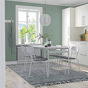 IKEA GRÅSALA table, 160x67x75 cm, grey/grey: Buy Online at Best