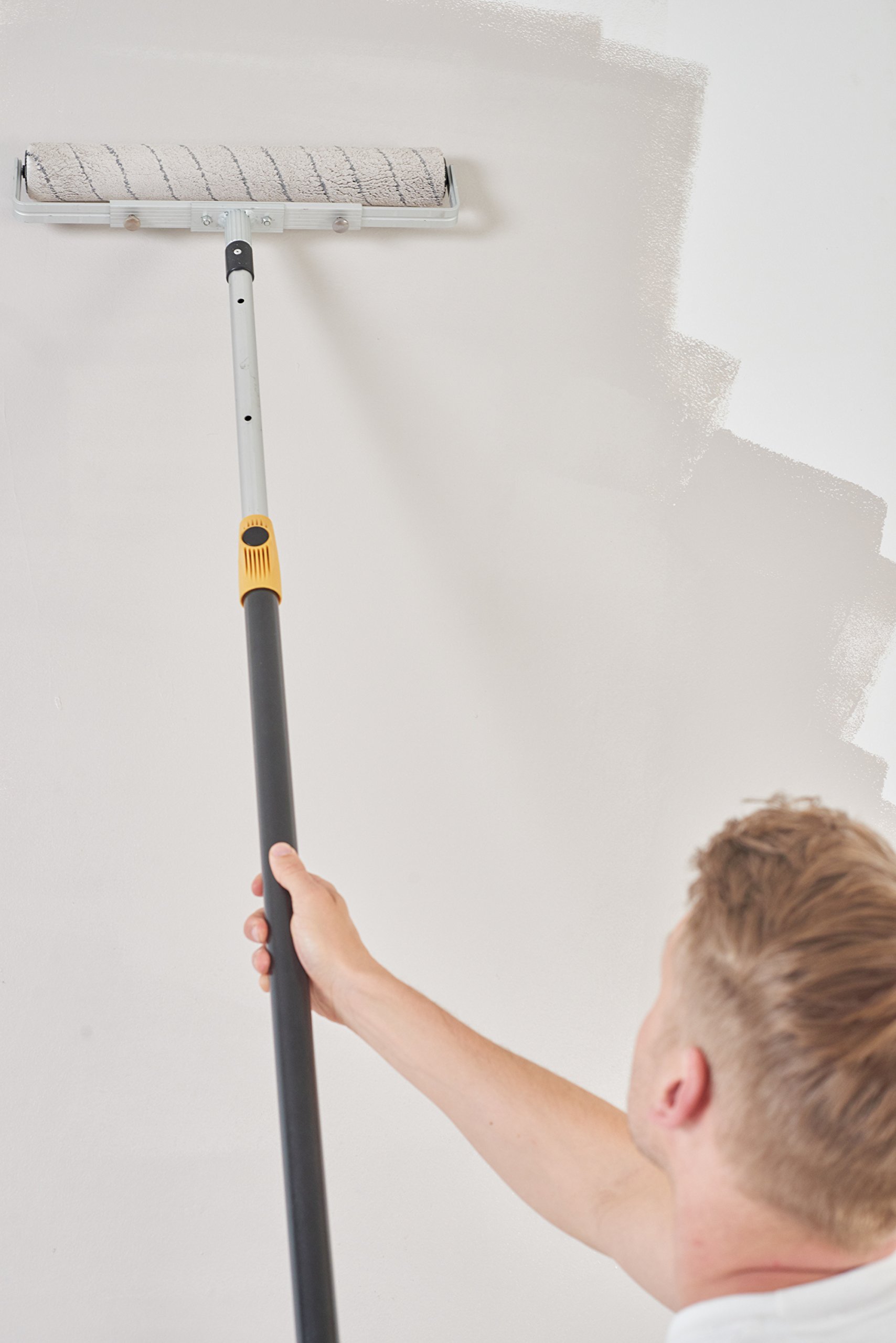 Coral Outils de 42700 Endurance Rouleau à peinture Cadre avec un motif Heavy Duty réglable double bras de 12 à 45,7 cm – Gris