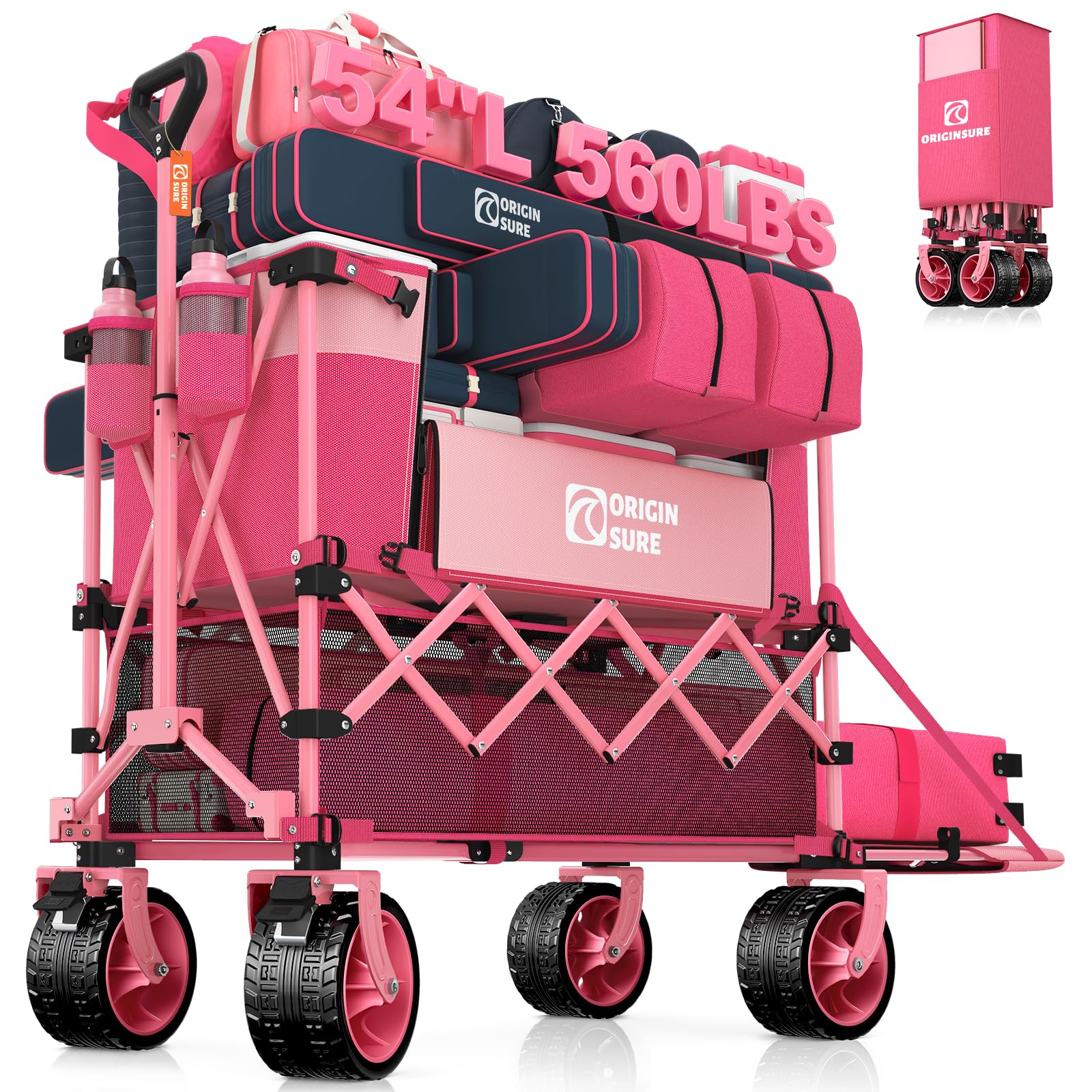 Originsure 400L Double Decker Wagon Pink