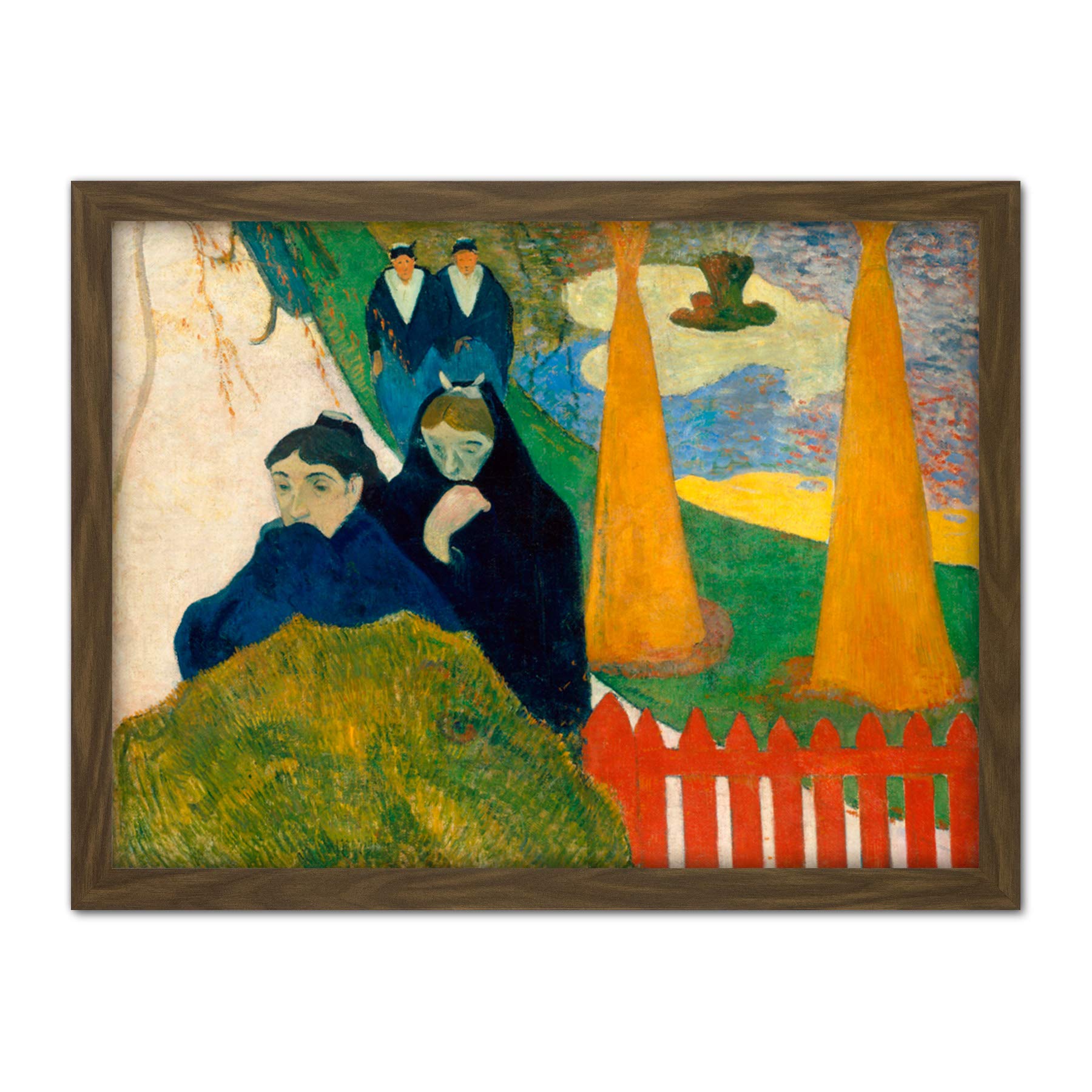 Paul Gauguin Arlesiennes Mistral Large Framed Art Print Poster Wall Decor 18x24