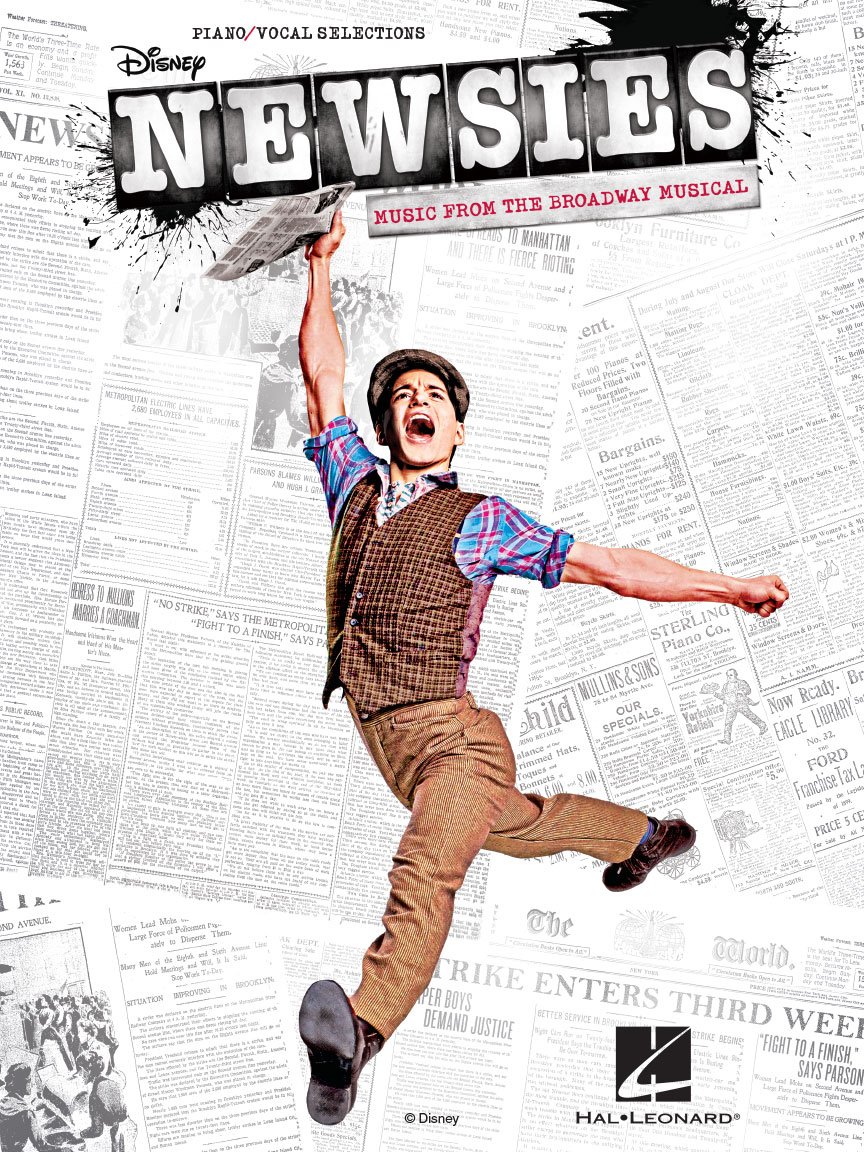 Newsies: Broadway Musical Sheet Music Collection | Piano, Vocal, Guitar Songbook | 13 Songs from the Tony-Winning Musical by Alan Menken and Jack Feldman | Broadway Music for All Levels