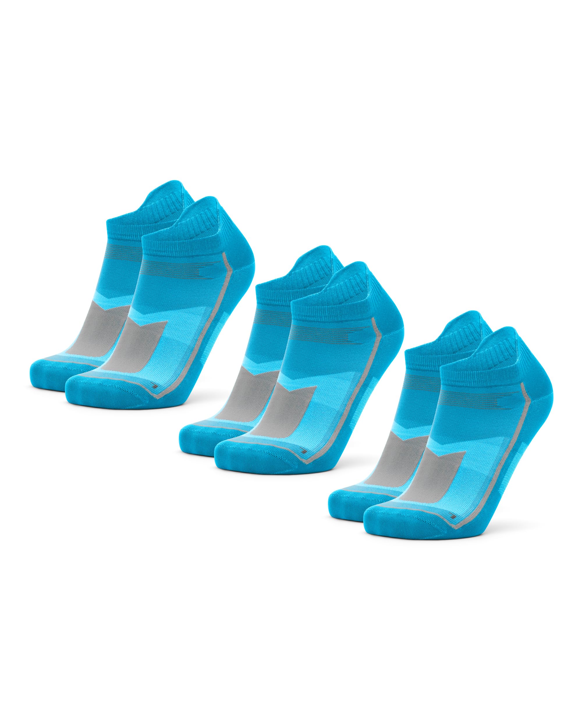 DANISH ENDURANCE Calzini corti da corsa, pantofole sportive traspiranti e anti-vesciche, da uomo, 3 o 5 paia