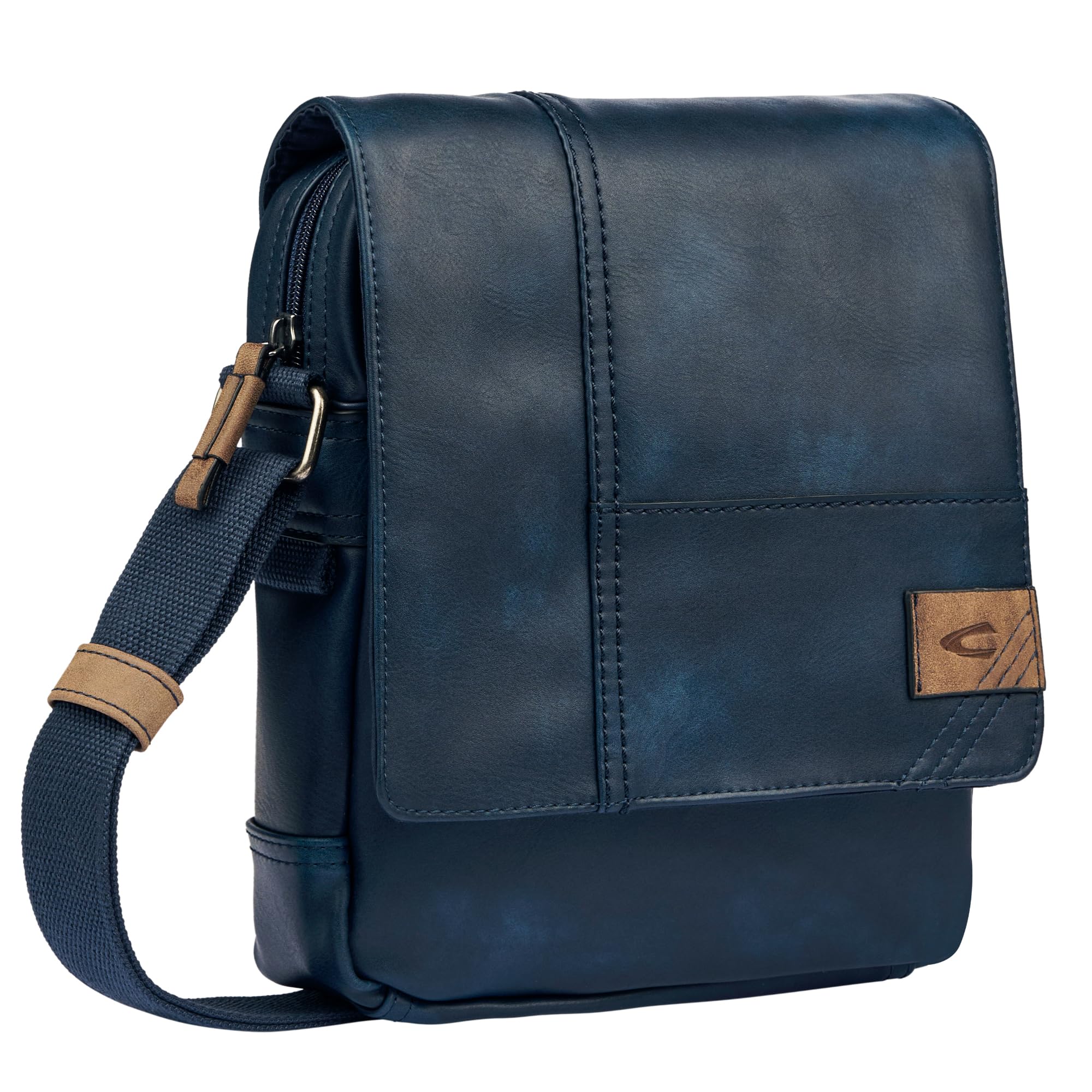 camel active Mens Laos Blue Flap Bag, blue, S