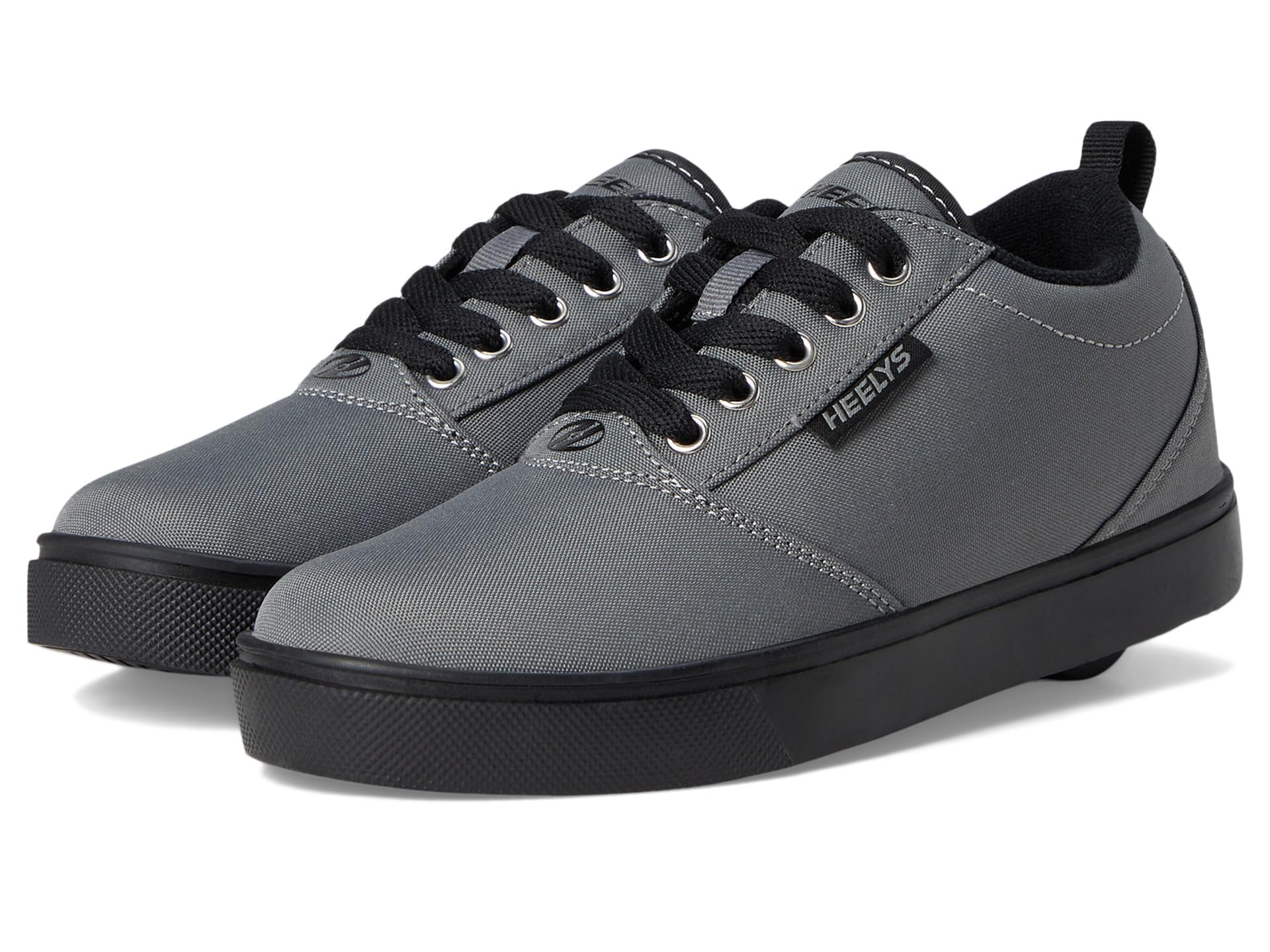 Heelys Pro 20 (Little Big Kid) Wheeled Heel Shoe, Gray/Black, 5 US Unisex