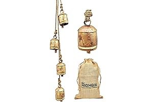 HIGHBIX Harmony 4 Cow Bells Cluster on Rope
