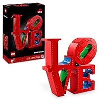 LEGO Art LOVE, Modellino da Costruire Iconica Scultura Pop di Robert Indiana, Hobby Creativo per Adulti, Kit Modellismo da Collezione, Idea Regalo Donna, Uomo, Fidanzamento e Anniversario 31214