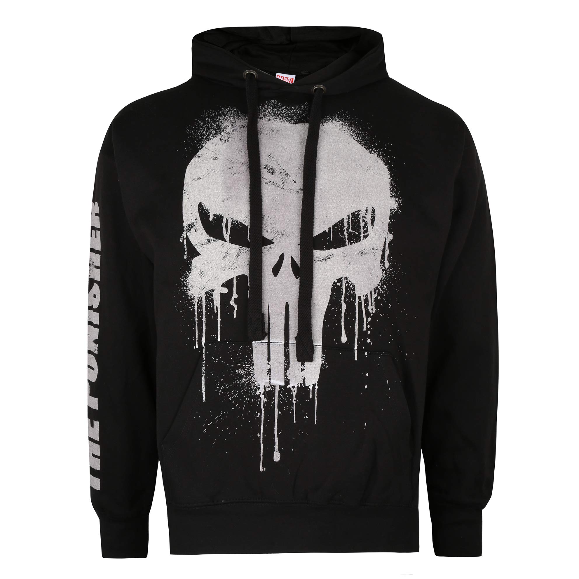 Marvel Men's PUNISHER SKULL HOODIE Hooded Sweatshirt