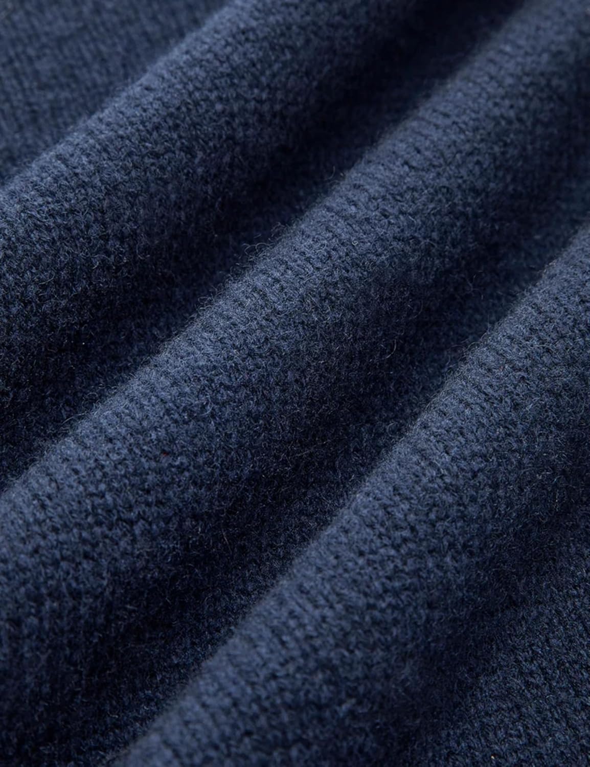 Womens Fall Oversized Long Sleeve Sweaters 2 in 1 Denim Panel Lapel Sweater Polo Knit Sweater Tops - Image 7