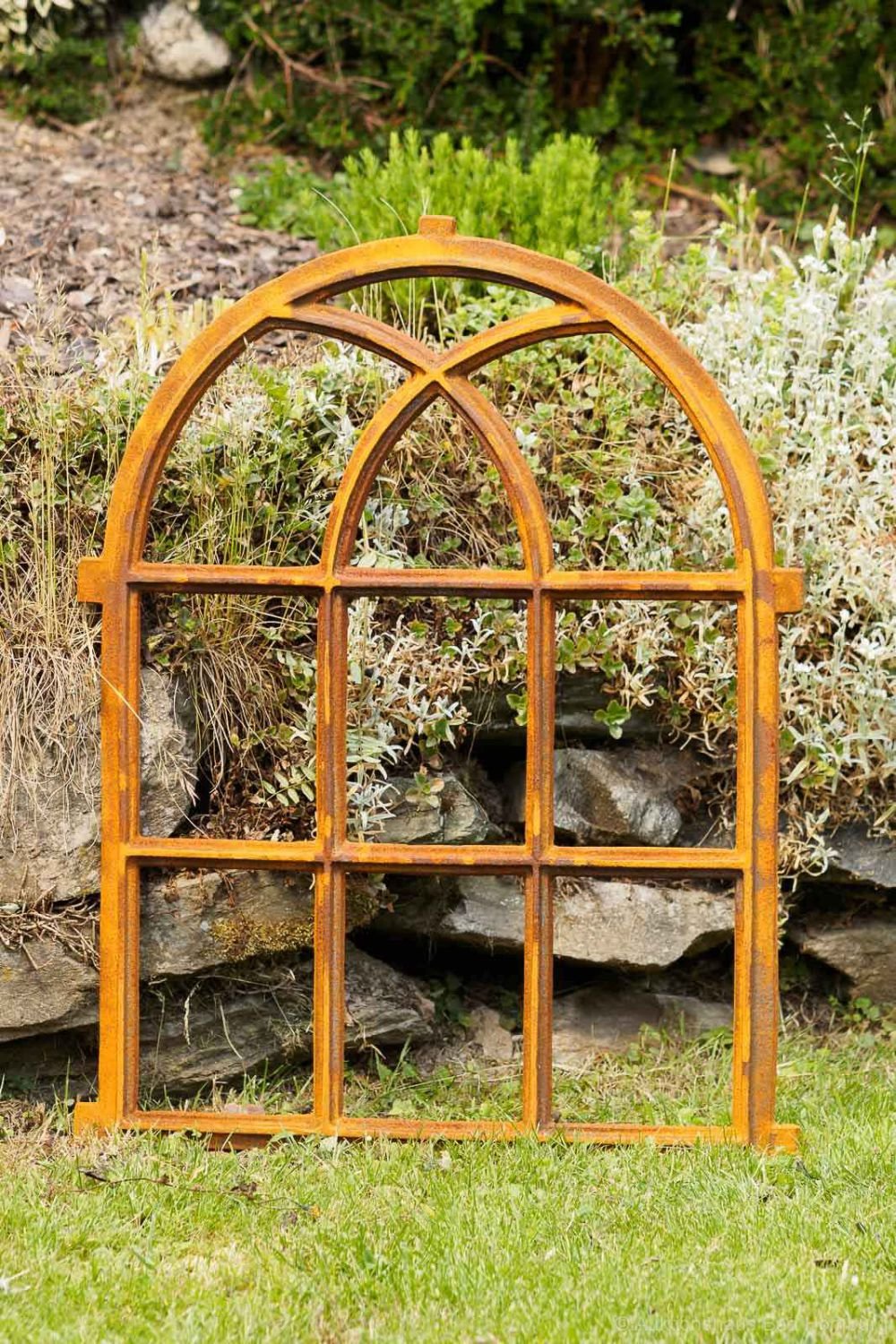 Nostalgia telaio della finestra finestra 72x58cm ferro in ghisa in stile antico