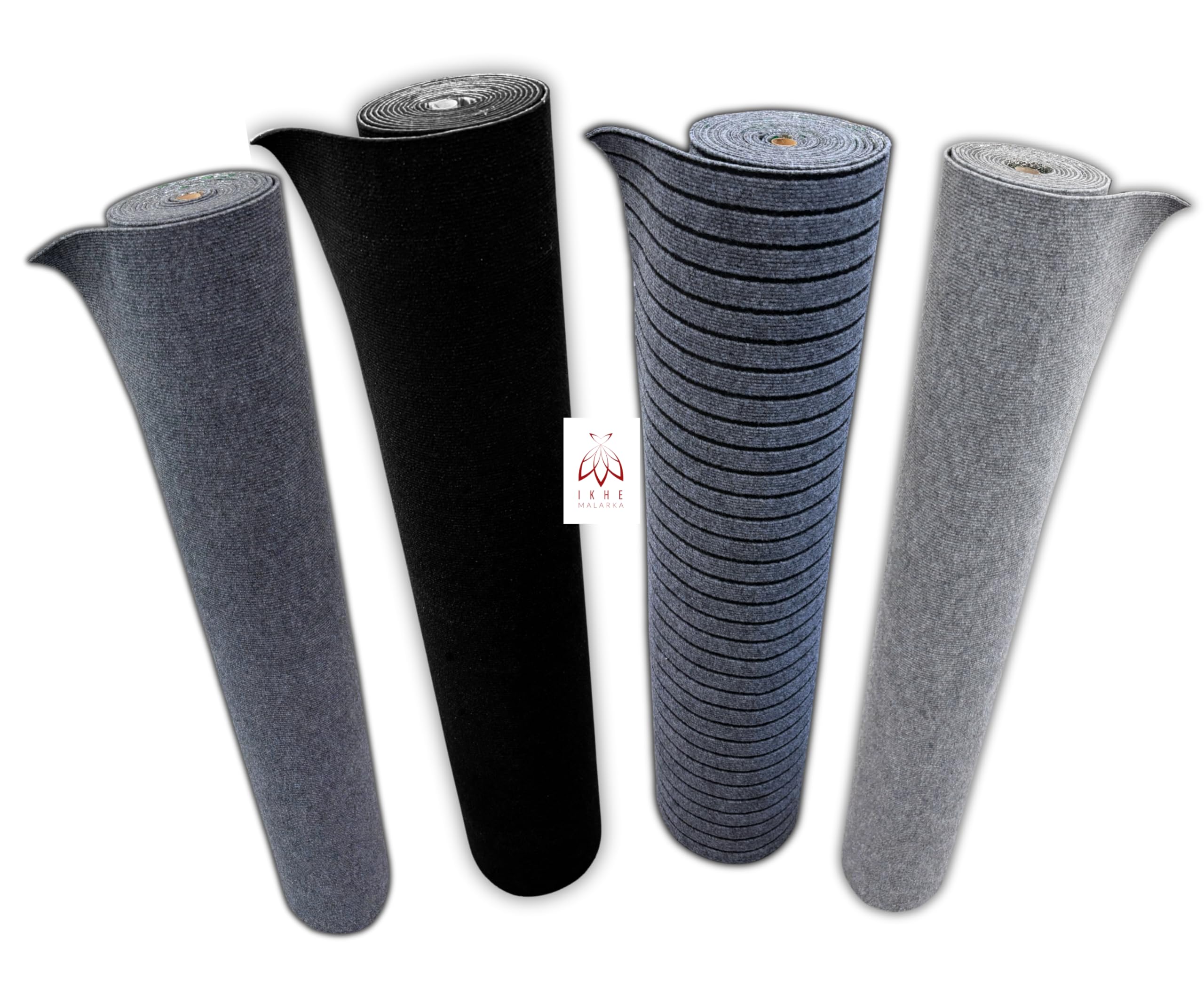 Moquette auto-adhésive 6 m² – Rouleau de moquette 120×500 cm, 5 mm d’épaisseur, inodore, pose rapide, revêtement de sol pour salon, bureau, chambre d’enfant (Noir - SXP-TWDT-005, 6m²)