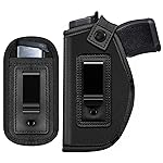 Gun Holster for Women/Men, Universal IWB Holsters for Concealed Carry, Pistols Holster Right/Left Handed, Fits S&W M&P Shield 9/40 9mm P320 Glock 17 19 26 27 42 43, Similar Handguns