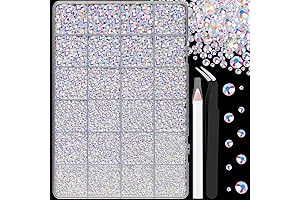 25000Pcs Premium White Rhinestones for Impeccable Crafting