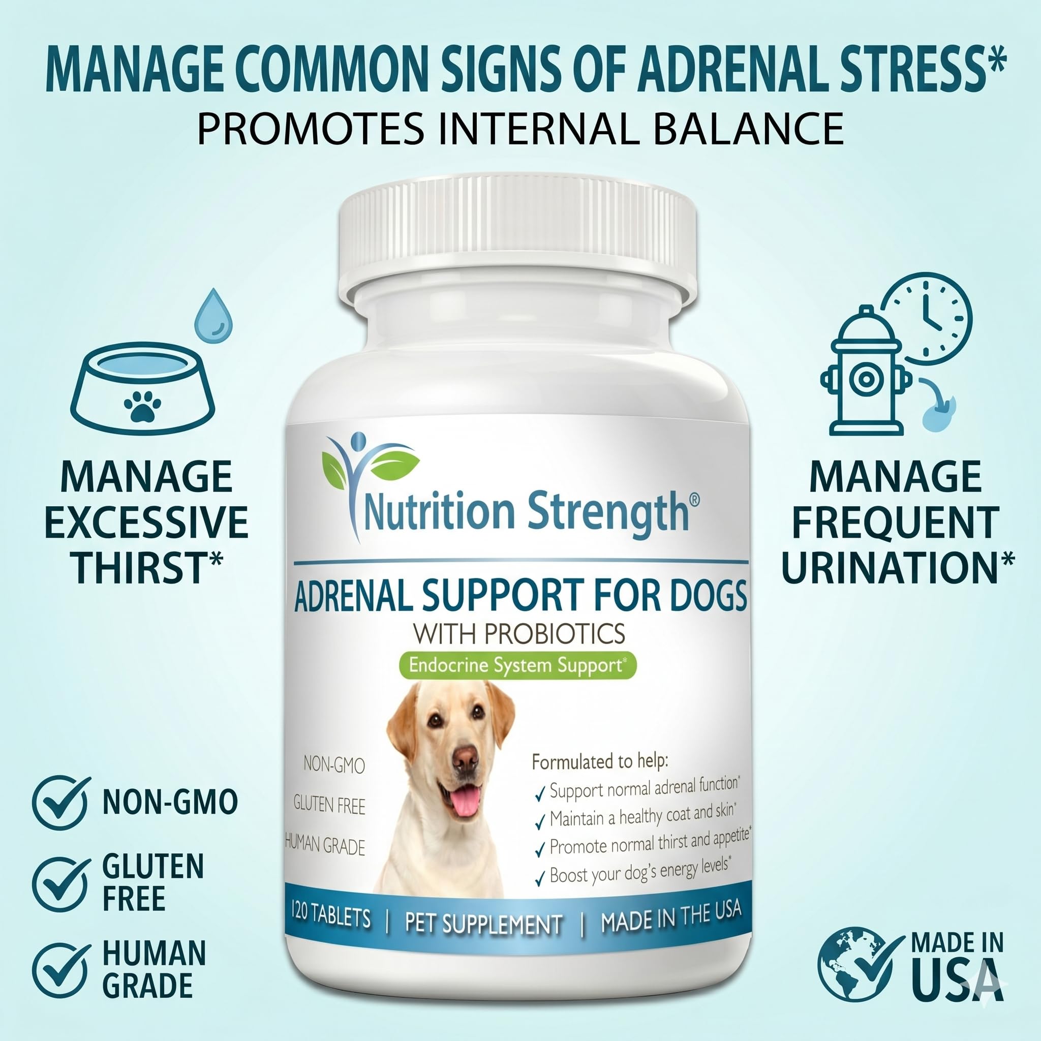 Adrenal Support for Dogs with Cushing's Disease — Amazon image 2