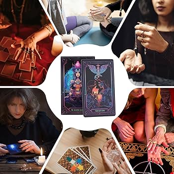 Amazon.co.jp: Pzuryhg ネオンオラクルカード、タロット