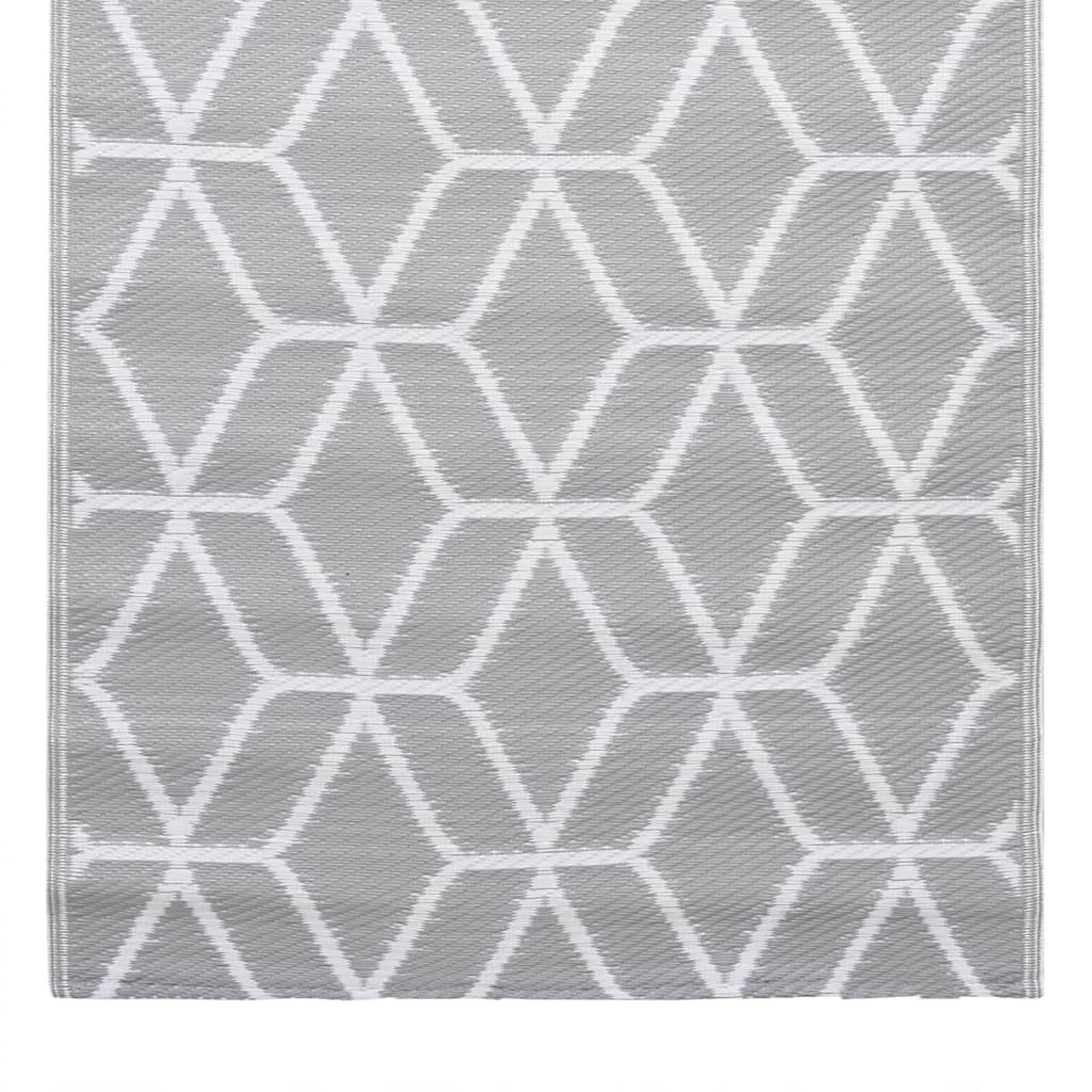 Chusui Tappeto,Tappeto Esterno,Tappeto Soggiorno,Tappeto Cucina,Tappeto da Esterni Grigio 160x230 cm in PP x