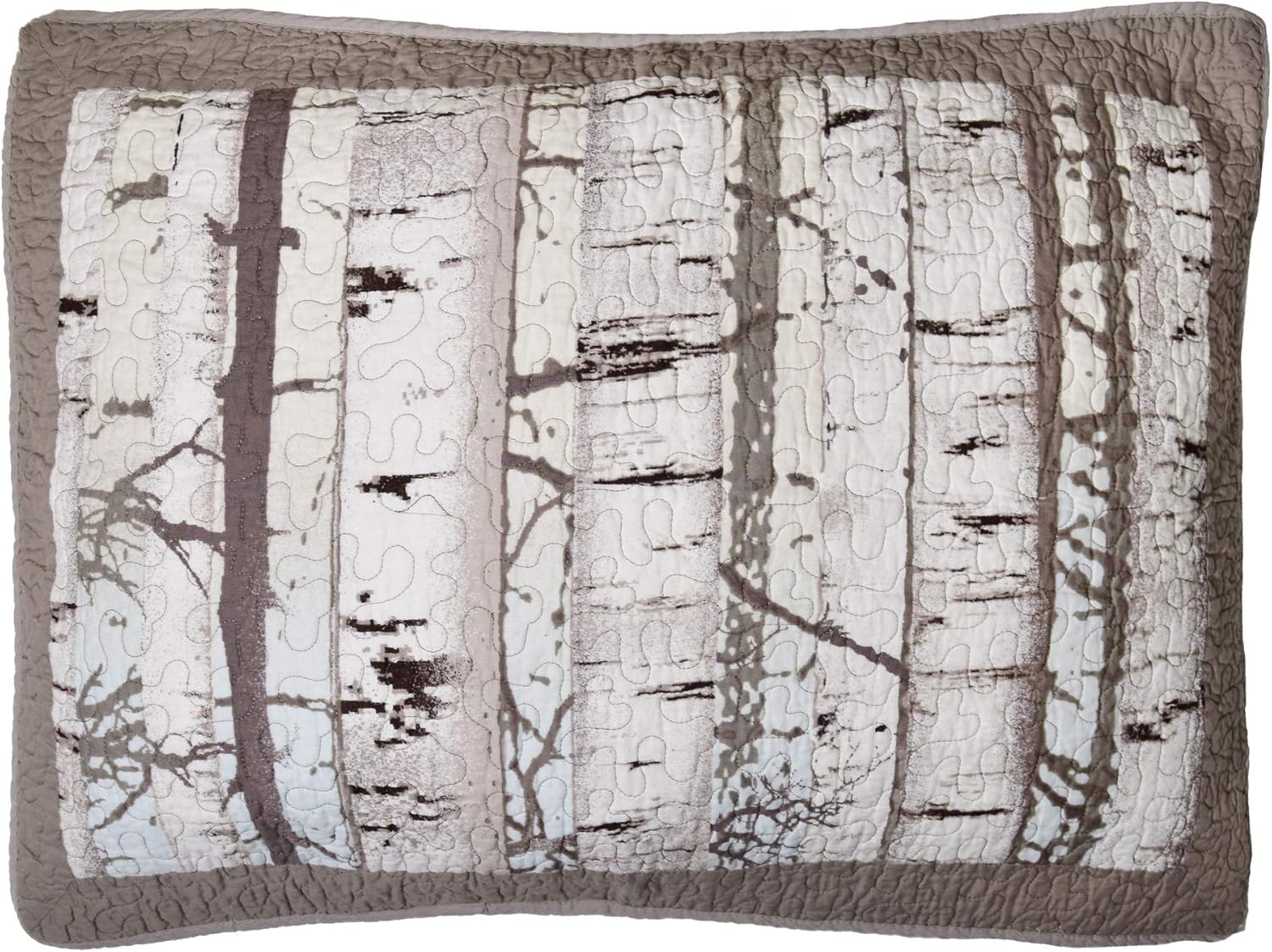 Pillow Sham - Birch Forest by Donna Sharp - Lodge Decorative Pillow Cover with Multicolored Pattern - King