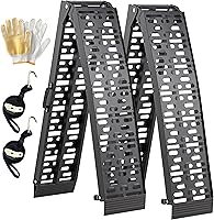 TaiHLeo 7.5ft ATV Loading Ramps, 1500LBS Capacity Pair for Trucks, Motorcycles, Dirt Bikes, Lawn Mowers, Golf Carts - Foldable Aluminum Trailer Ramps