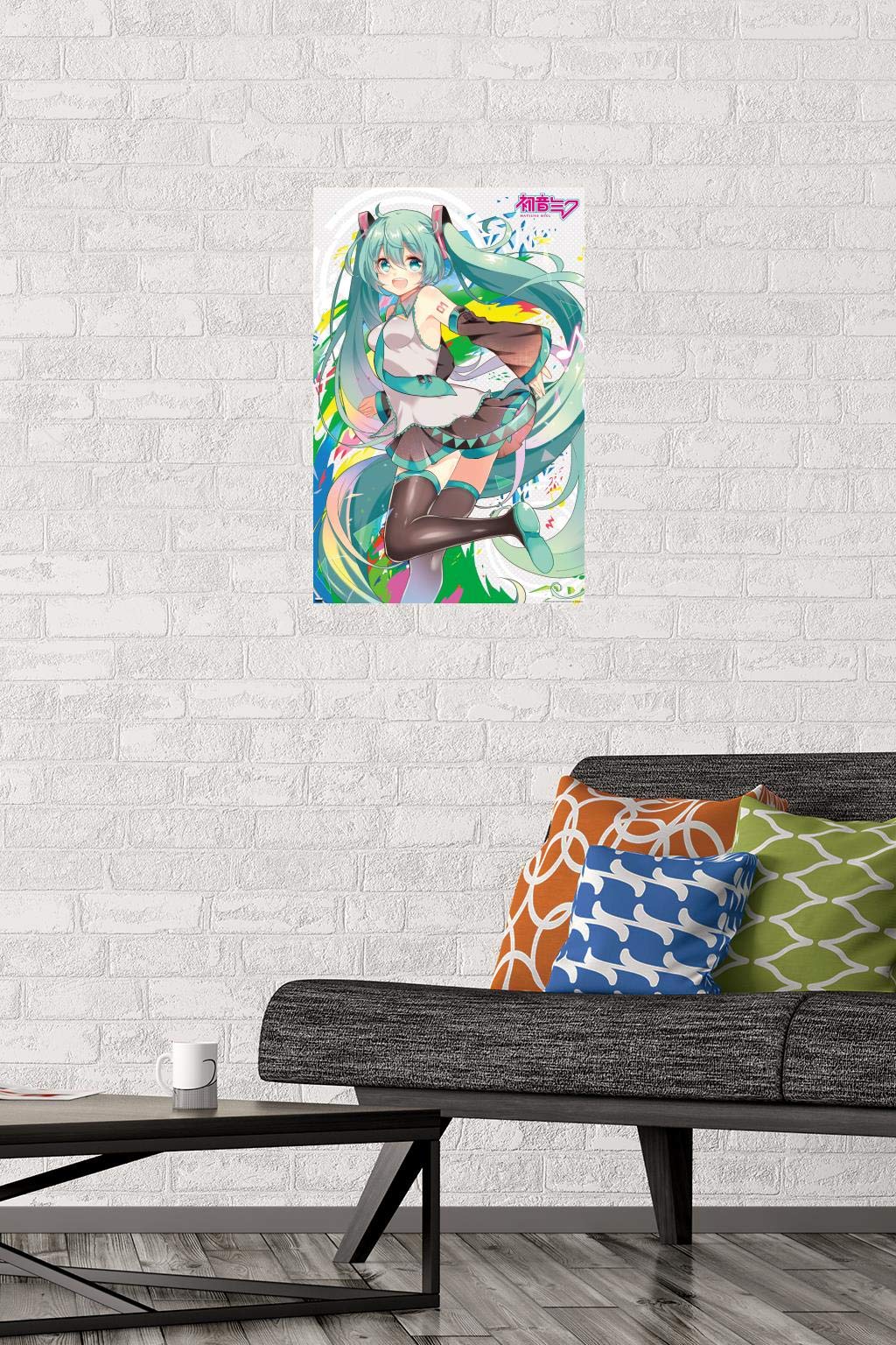 Amazon.com: Trends International Hatsune Miku - Color Splash Wall