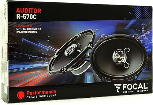 Miniatura 3 de Focal R-570C 5" x 7" 6"x8" 120W RMS 2-Way Auditor Series Altavoces coaxiales