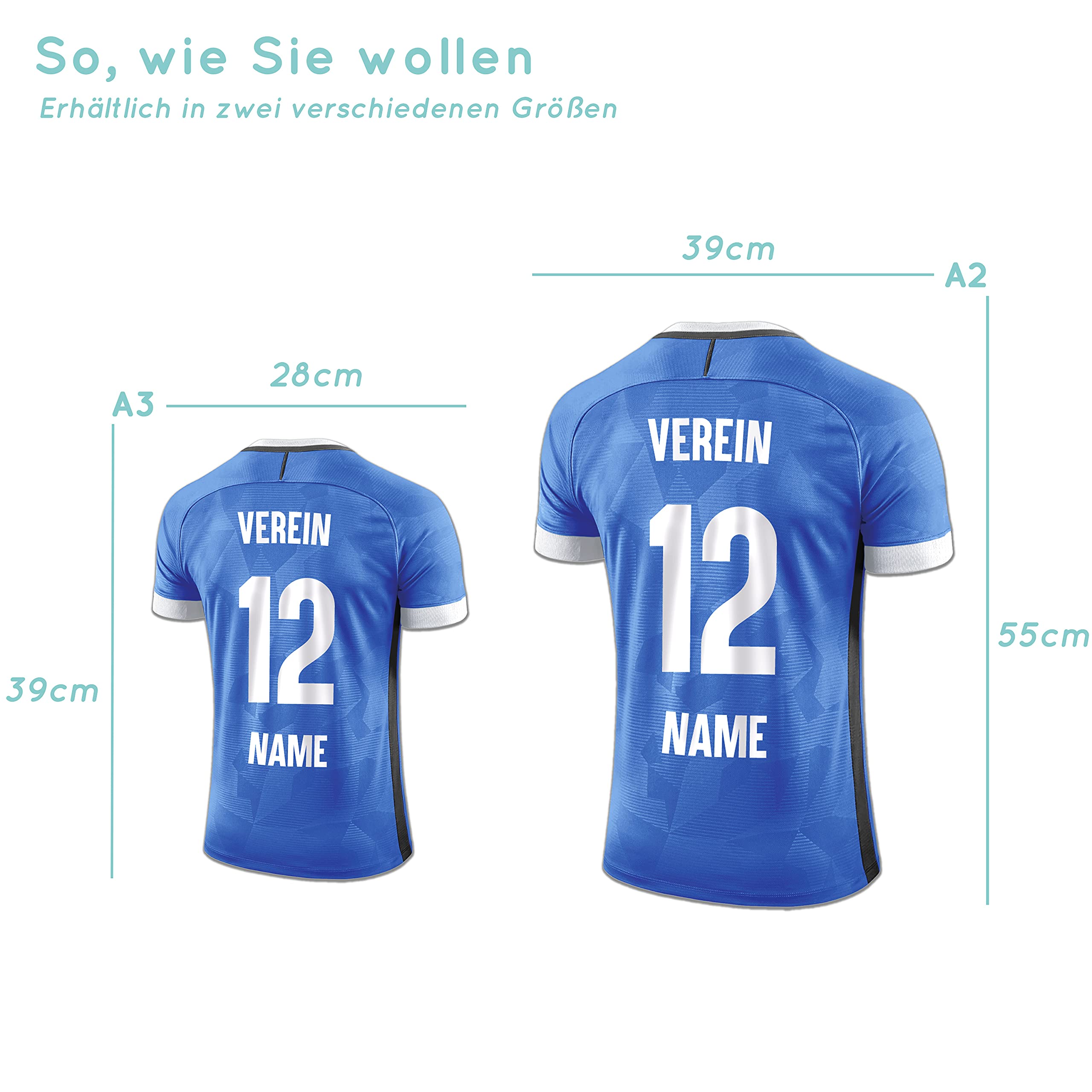 Elbeffekt Trikotlampe für Bielefeld Fans aus Holz - personalisierbares Geschenk - schenke dein individuellen Bielefeld Fanartikel aus Echtholz