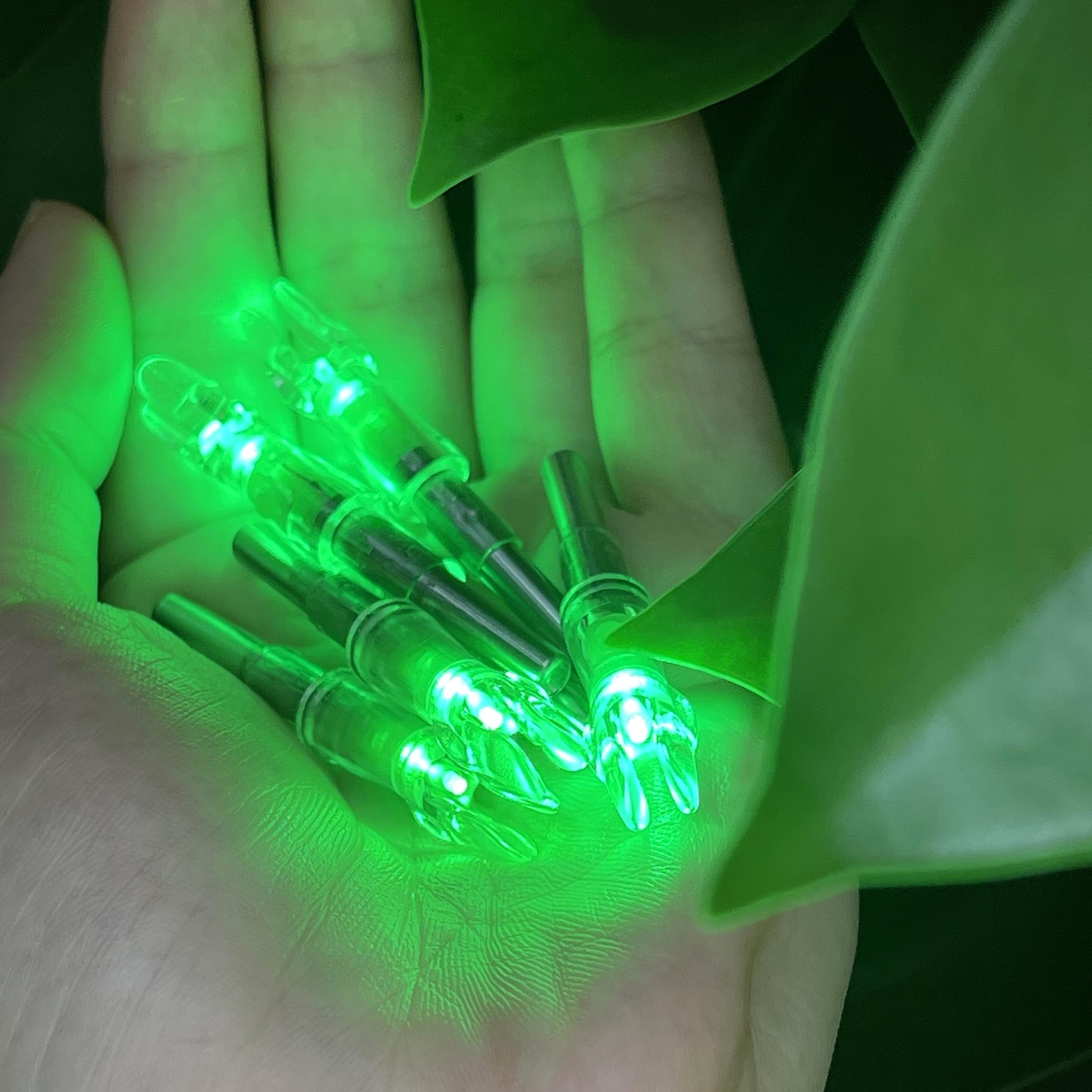 ZeoPeya Lighted Nocks- for Arrows with .244