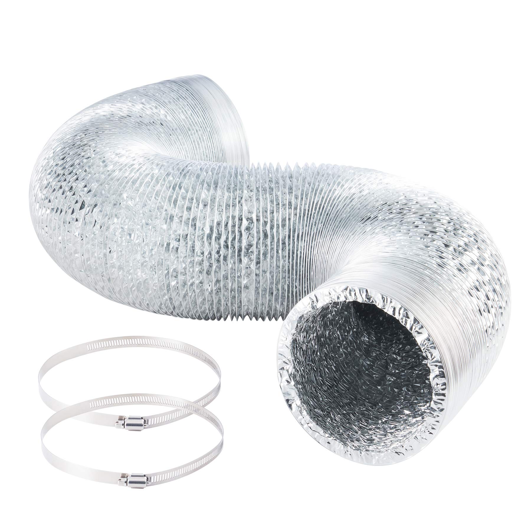 Buy TERRADISE 6" Dryer Vent Hose, 16 Feet Flexible Ductwork Aluminum