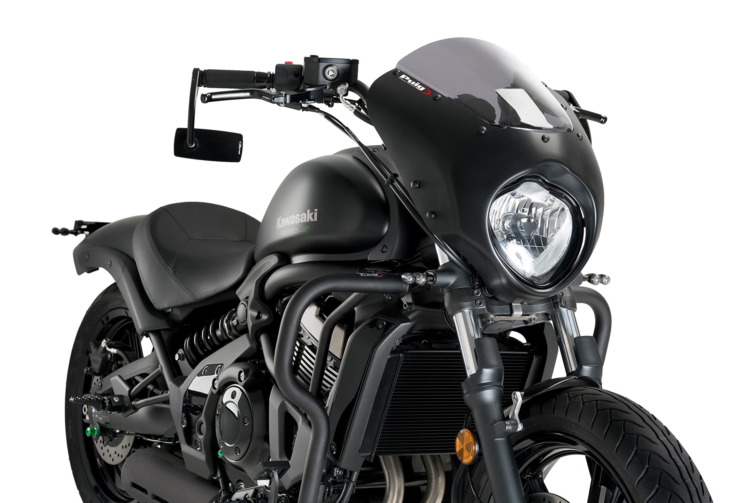 Puig Dark Night Semifairing | Light Smoke | Kawasaki Vulcan S 2015>Current