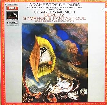 西独盤　帯付き❗ミュンシュ　ベルリオーズ　幻想交響曲 幻想交響曲：シャルル・ミュンシュ指揮＆パリ管弦楽団 (アナログ