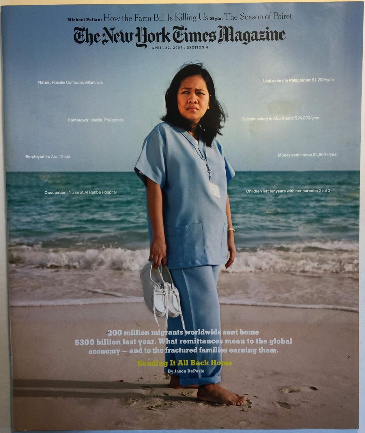 The New York Times Magazine, Sunday, April 22, 2007 (cover story