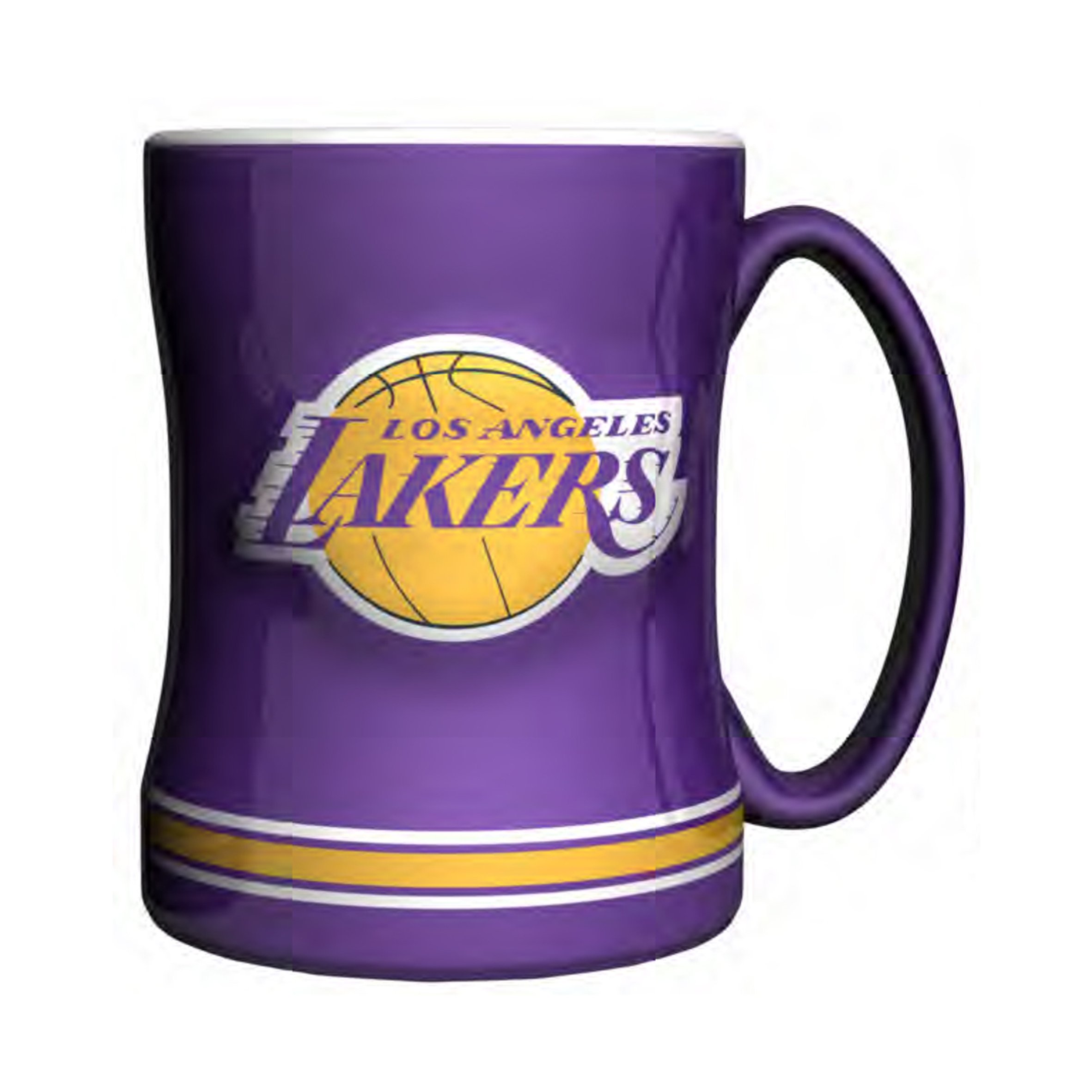 Boelter Brands NBA Los Angeles Lakers Sculpted Relief Mug, 14-Ounce