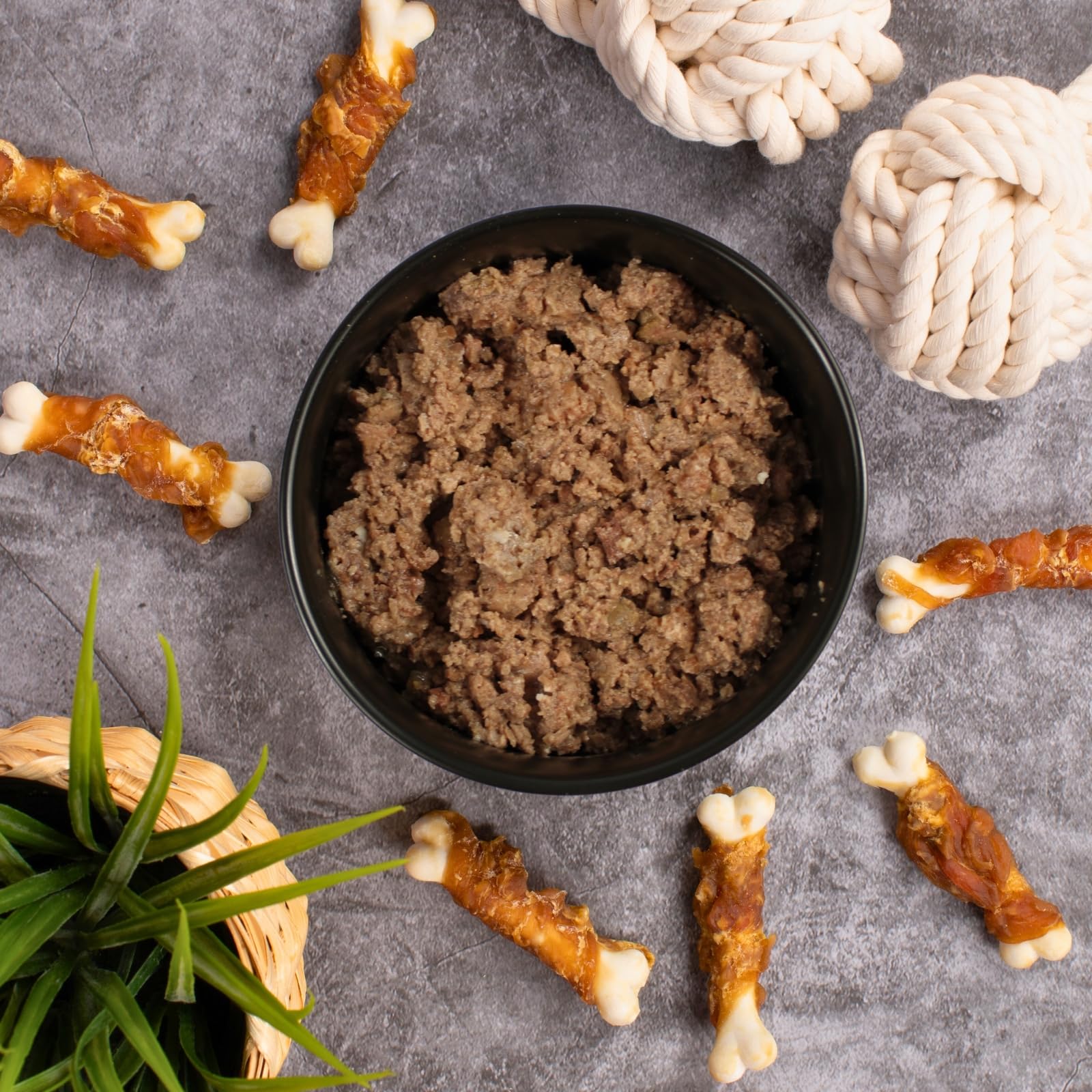 Lecker.Pet® 33 x 150 g Paulas pâté Fine Riche en Poulet Aliment pour Chiens