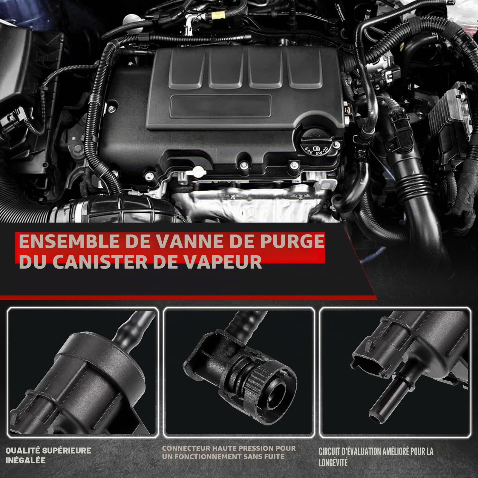 55573017 Vanne solénoïde de purge pour Chevrolet Cruze Sonic 2013-2018 pour Opel Corsa Astra 55576071