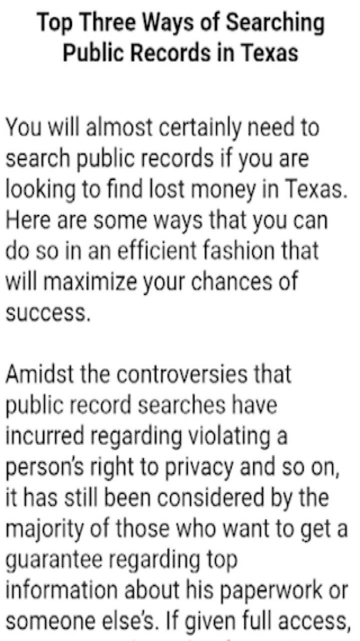 Texas Unclaimed Property App on Amazon Appstore