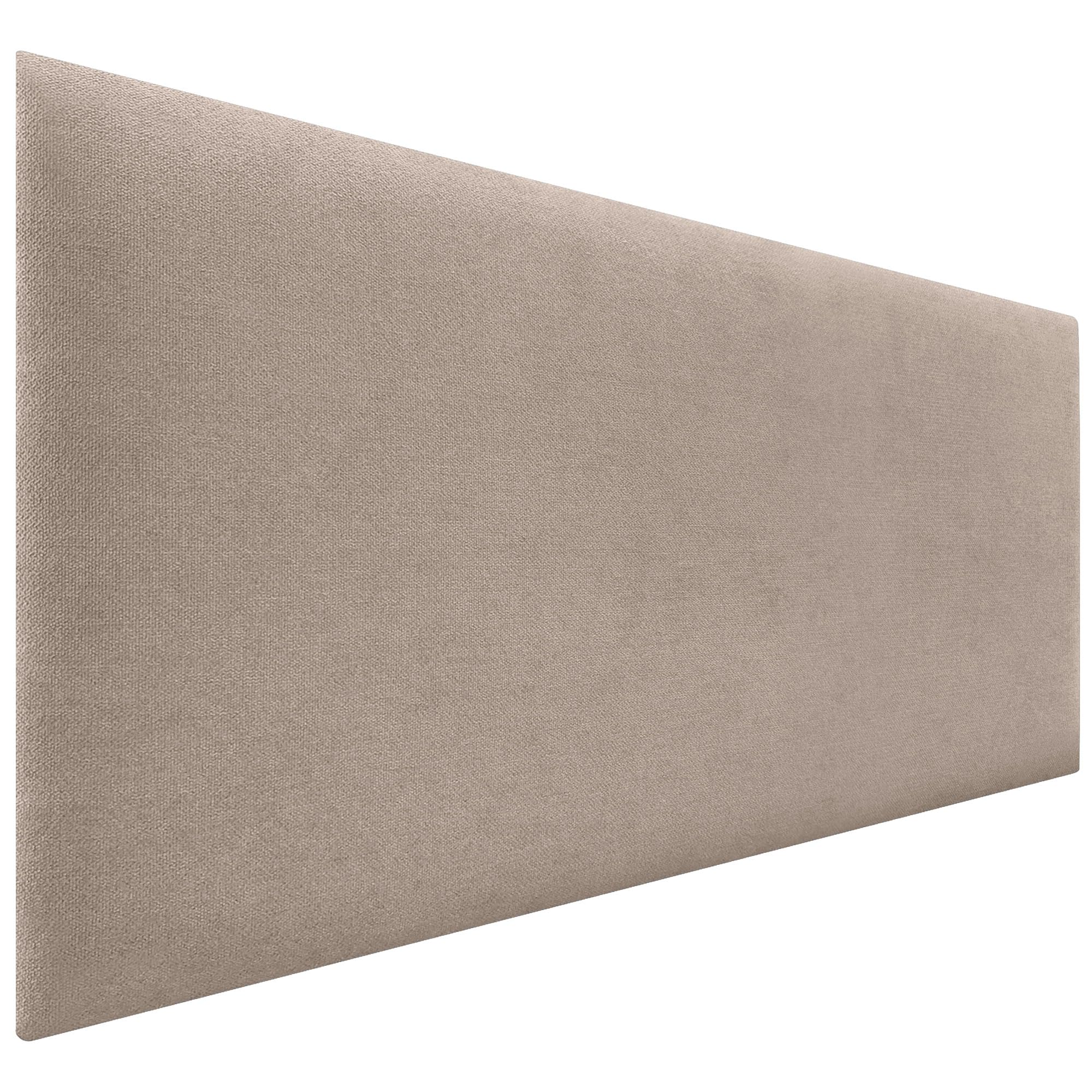 DHOME Cabecero Tapizado Liso de Tela Aqualine Altura 70CM Grosor 4cm y 8cm para Pared Acústicos Cabeceros Cabezal Absorbentes Cama Dormitorio (Tela Beige, 150cm, Grosor 4cm)