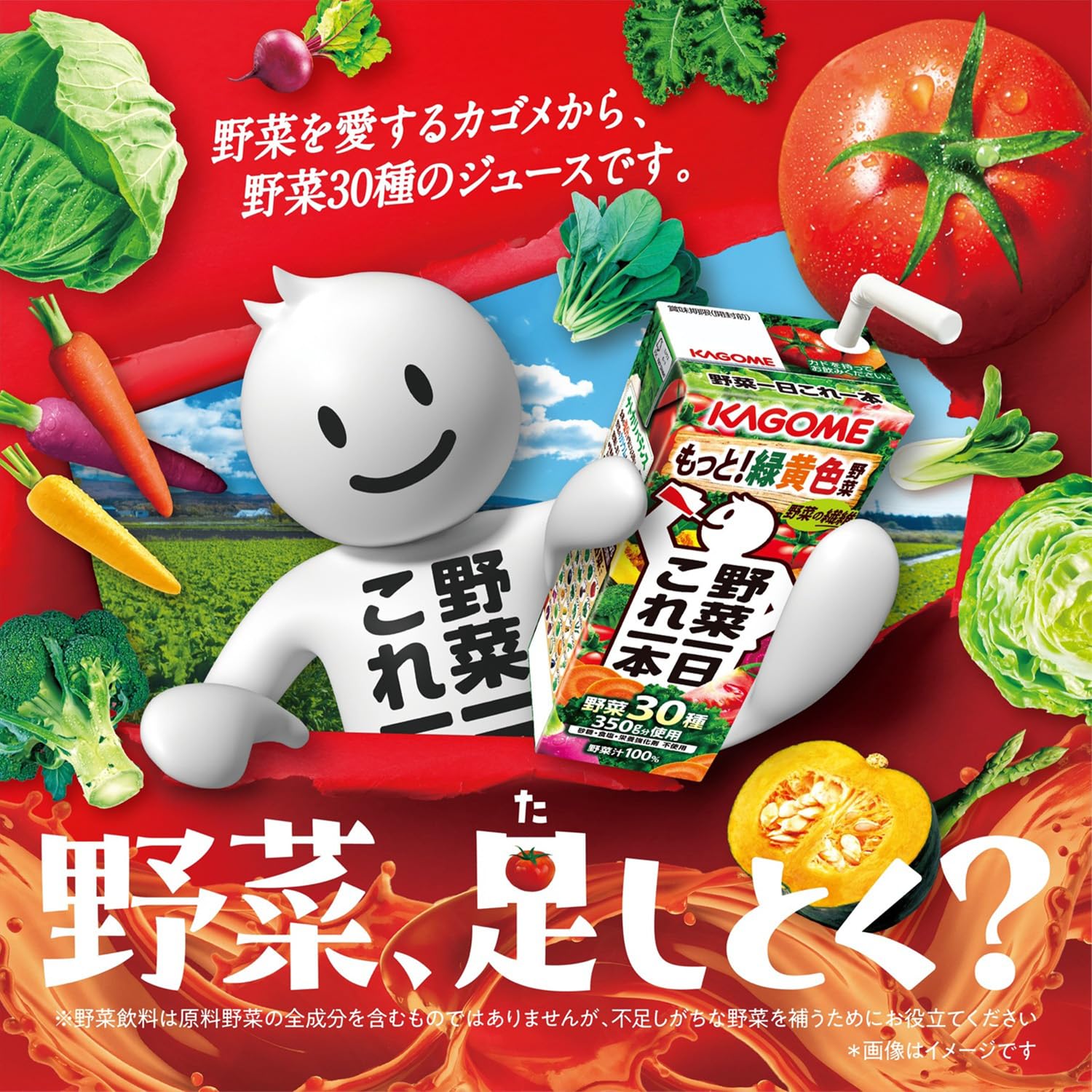 カゴメ☆毎日飲む野菜 Amazon.co.jp: カゴメ 野菜一日これ一本 190g缶×30本(食物繊維