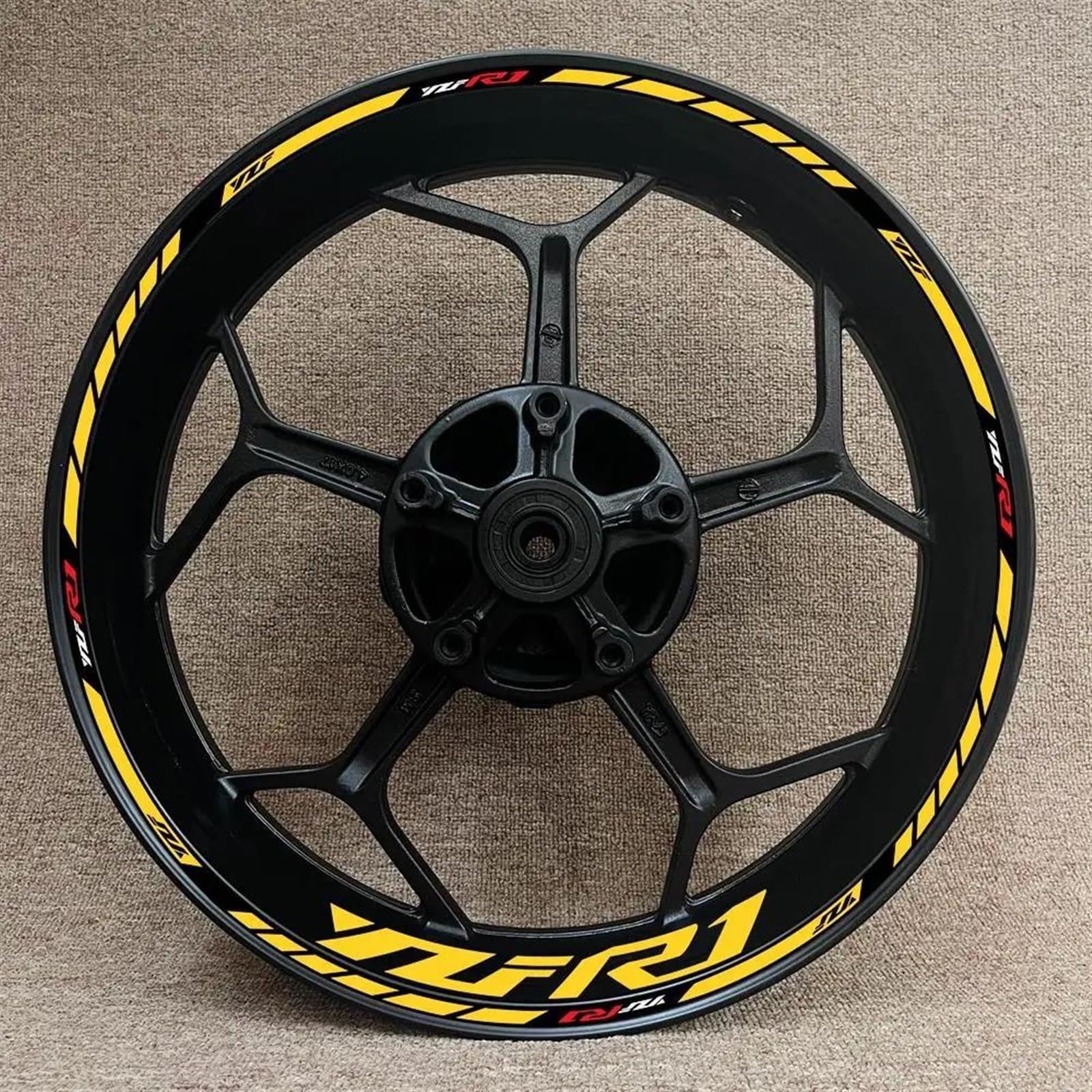 Stickers Motorcycle Stickers Reflective Wheel Rim for YZFR1 YZF-R1(Style 26)