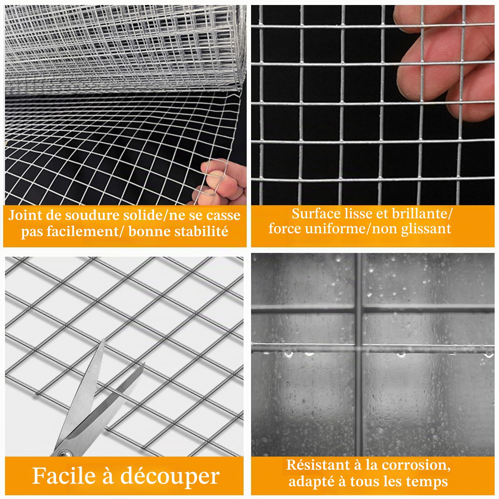 Grillage 5 mm Petite Maille (20cm x 600cm) | Grillage Anti-Rongeurs | bande de grillage 20 cm de hauteur