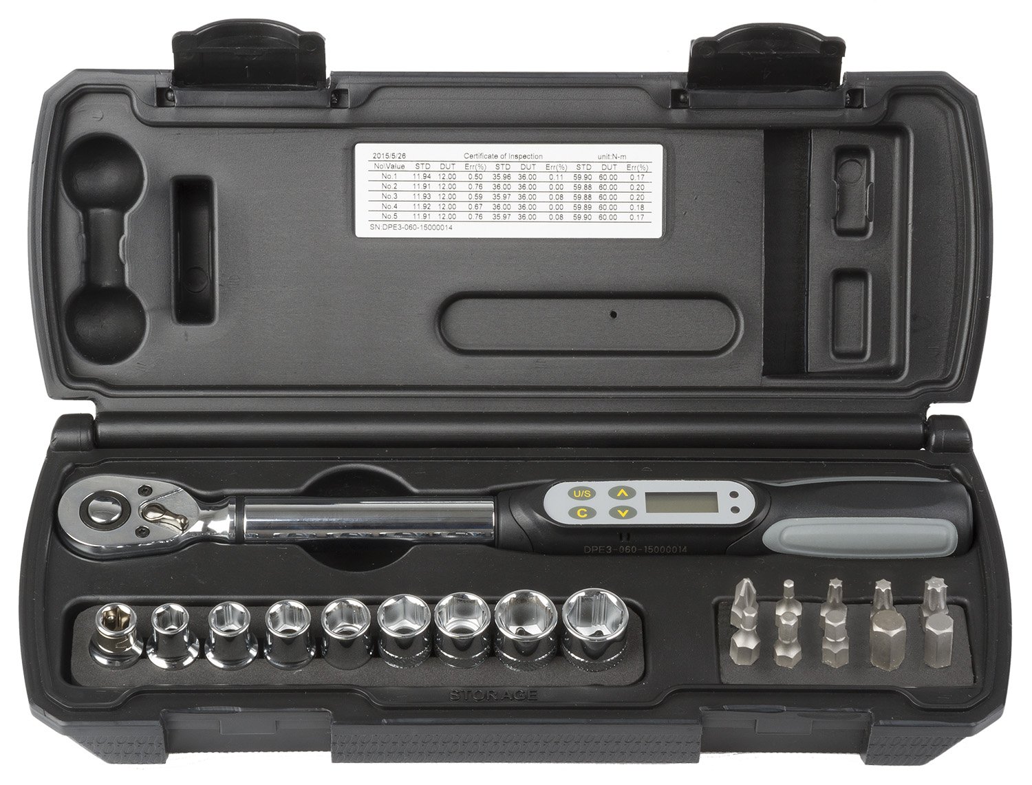 M-Wave 3-60 Nm Digital Torque Wrench with Alarm