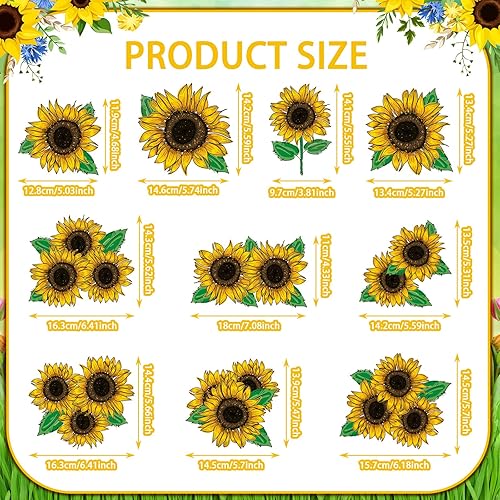 Miniatura 2 de TaoBary 30 piezas de remolinos colgantes de girasol, remolinos de papel de aluminio de girasol, decoración de pared de techo, decoración de techo de