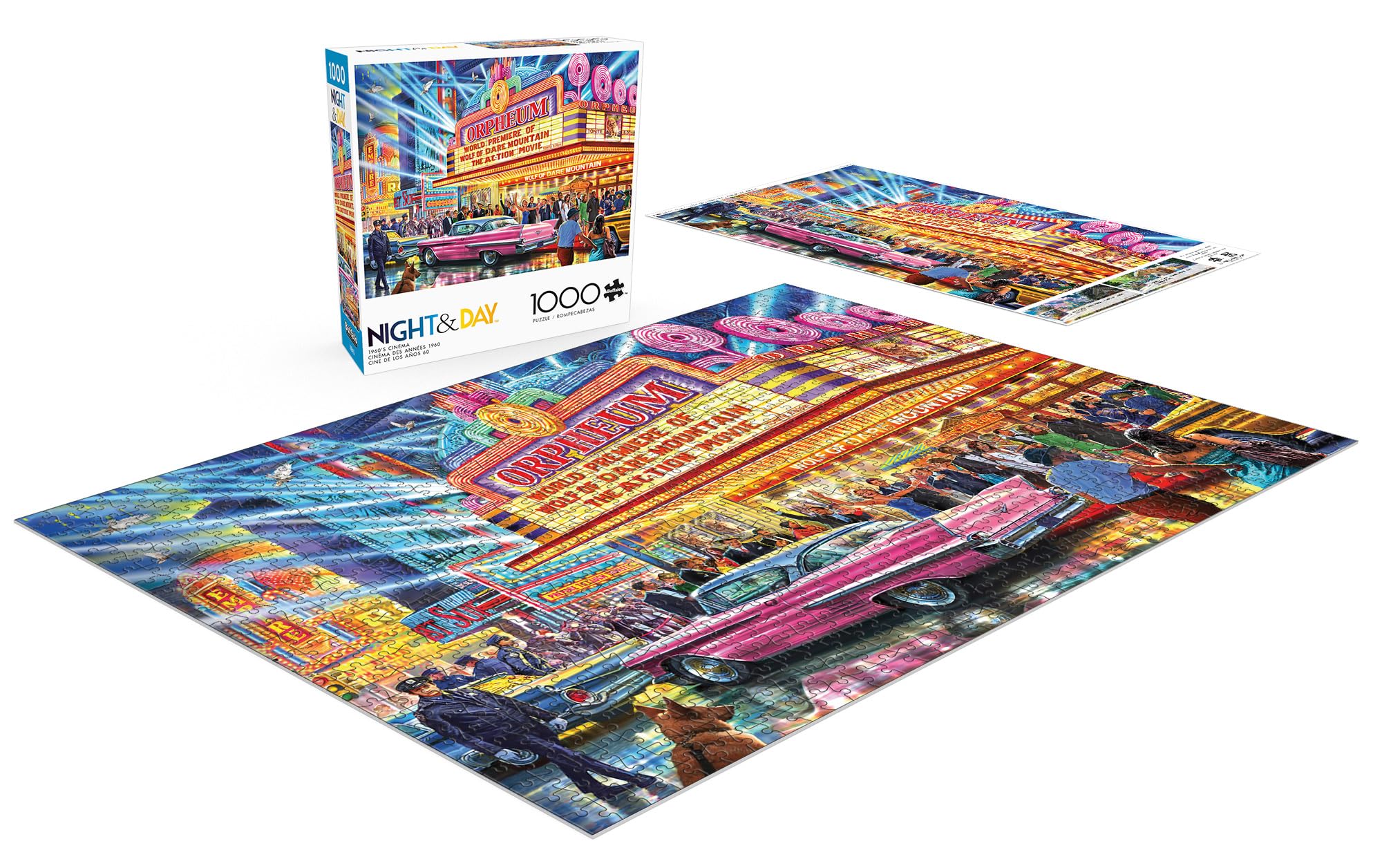 ナイト・アット・ザ・ムービー　1000ピース Big Potato Night at The Movies: Movie Jigsaw Puzzle for
